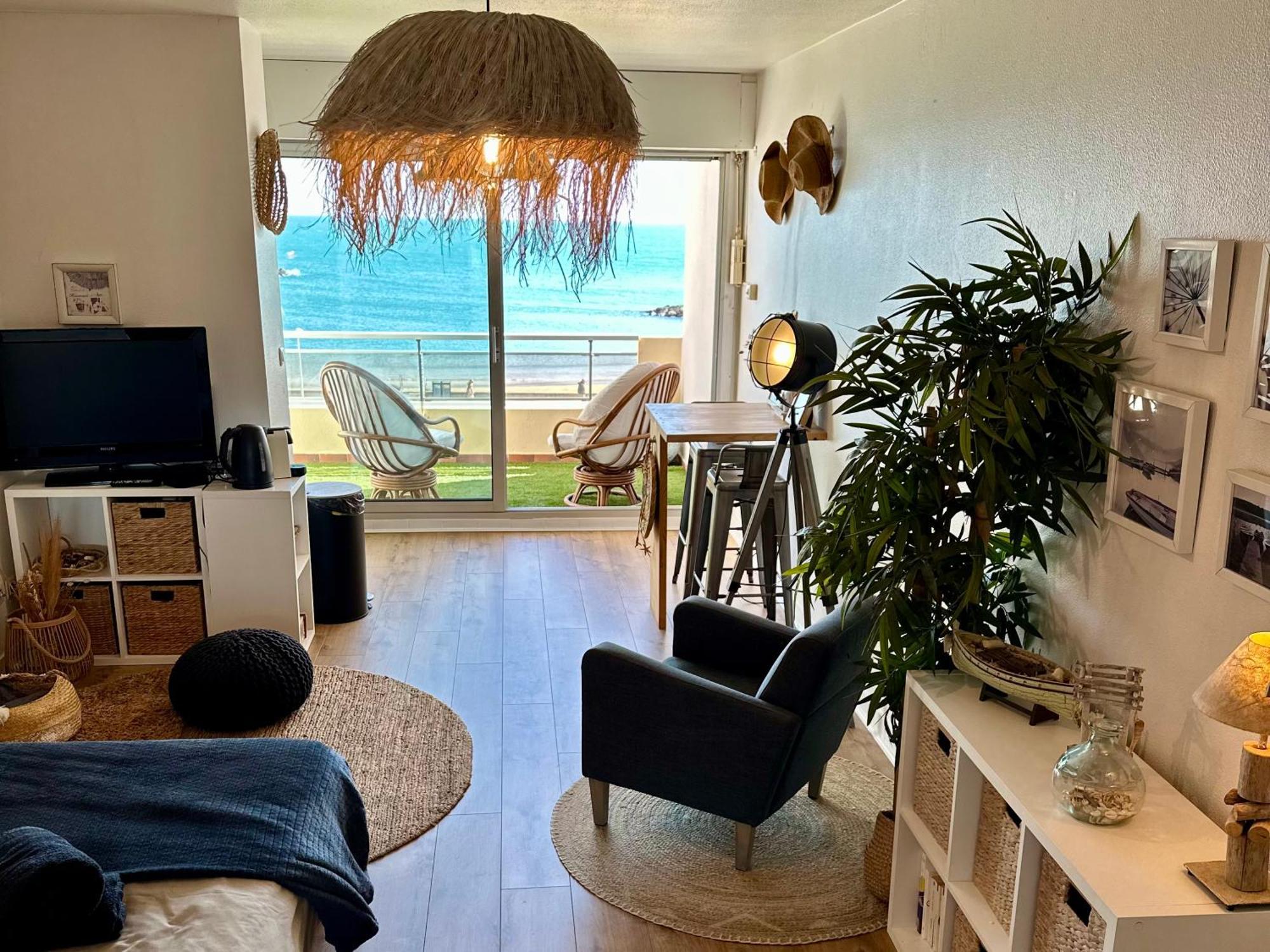Studio Plein Sud Entre Mer Et Etang Palavas-les-Flots Exteriör bild